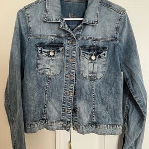 Kut from the Kloth Light Blue Jean Jacket